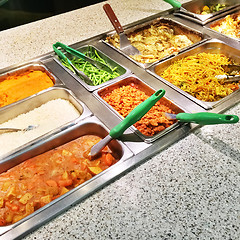 Image showing Vegetarian buffet