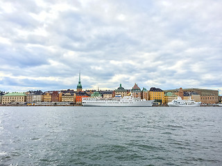 Image showing View over Gamla Stan, Stockholm