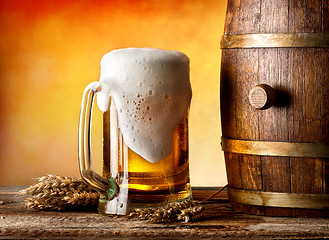 Image showing Beer witn wheat