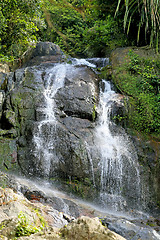 Image showing Beautiful waterfall  