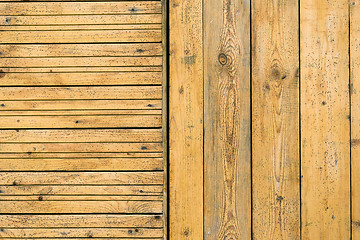 Image showing Shabby wall from wooden planks. wood texture