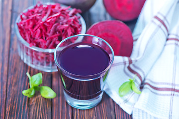 Image showing beet juice