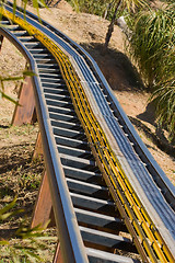 Image showing Rollercoaster Track