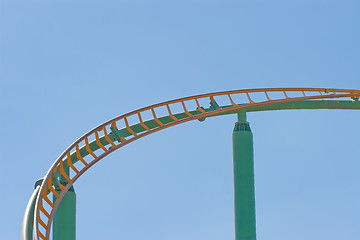 Image showing Rollercoaster Track