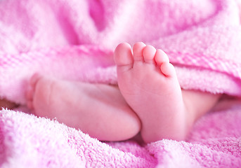 Image showing baby foot