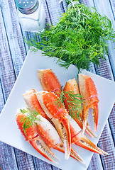 Image showing crab claws