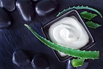 Image showing Aloe Vera with Lotion Box