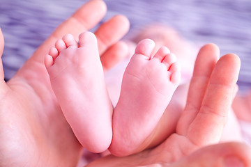 Image showing baby foot