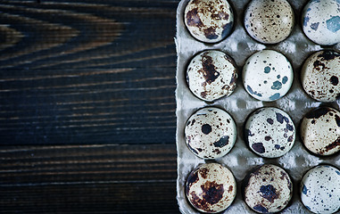 Image showing quail eggs