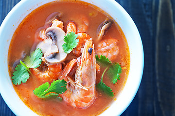 Image showing tom yam soup