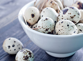 Image showing quail eggs