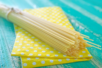 Image showing raw pasta