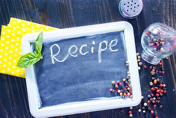 Image showing board for recipe