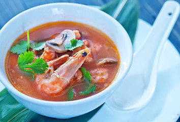 Image showing tom yam soup