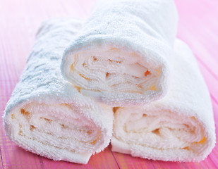 Image showing towels