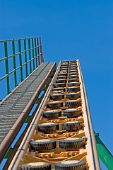 Image showing Rollercoaster Track