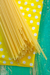 Image showing raw pasta