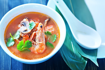 Image showing tom yam soup