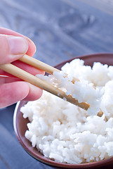 Image showing boiled rice