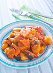 Image showing baked vegetables