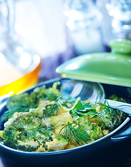 Image showing baked broccoli