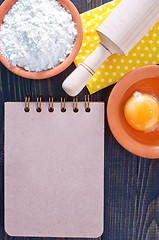 Image showing ingredients for dough