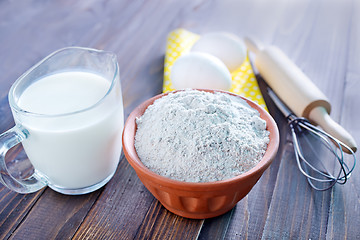 Image showing ingredients for dough