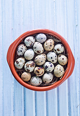 Image showing quail eggs