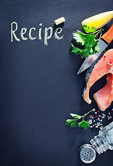 Image showing black board for recipe