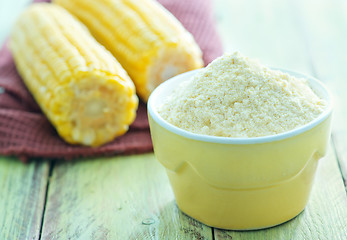 Image showing corn flour