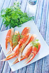 Image showing crab claws