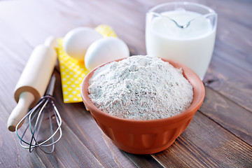 Image showing ingredients for dough