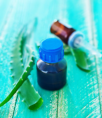 Image showing aloe oil