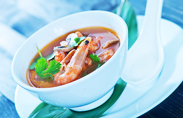 Image showing tom yam soup