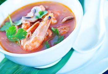 Image showing tom yam soup