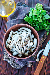 Image showing raw mushrooms