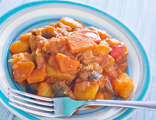 Image showing baked vegetables