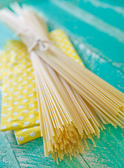 Image showing raw pasta