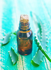 Image showing aloe oil