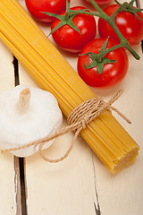 Image showing Italian basic pasta ingredients