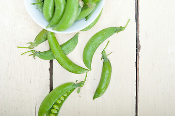 Image showing hearthy fresh green peas 