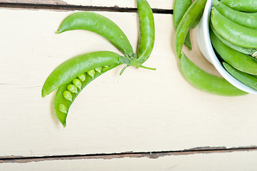 Image showing hearthy fresh green peas 