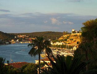 Image showing Mahon Harbor