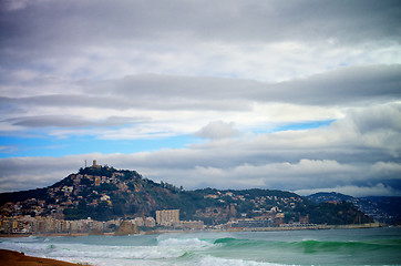 Image showing Coast of Blanes, Spain