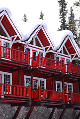 Image showing Winter lodge