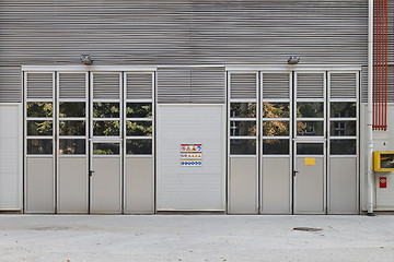 Image showing Factory doors