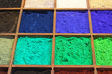 Image showing Pigment powder