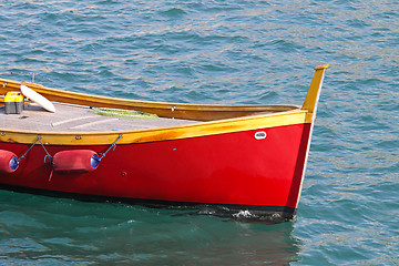 Image showing Red boat
