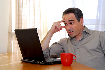 Image showing Man with laptop