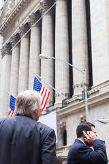 Image showing Wall street business, New York, USA.